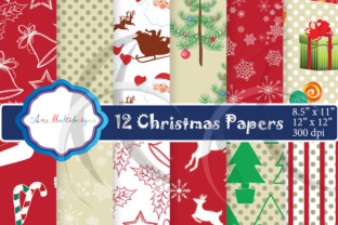 Christmas Digital Pattern Textures