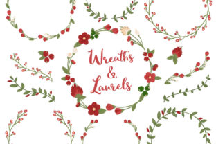 Christmas Floral Laurals and Wreaths