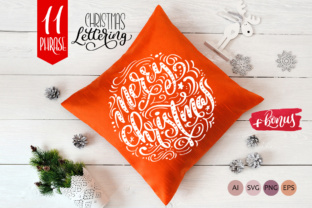 Christmas Lettering Phrases Illustrations