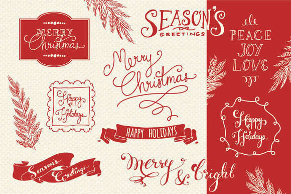 Christmas Overlays Set 2 for Crafts