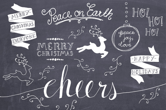 Christmas Overlays Set 3 for Crafts & Content Publishing
