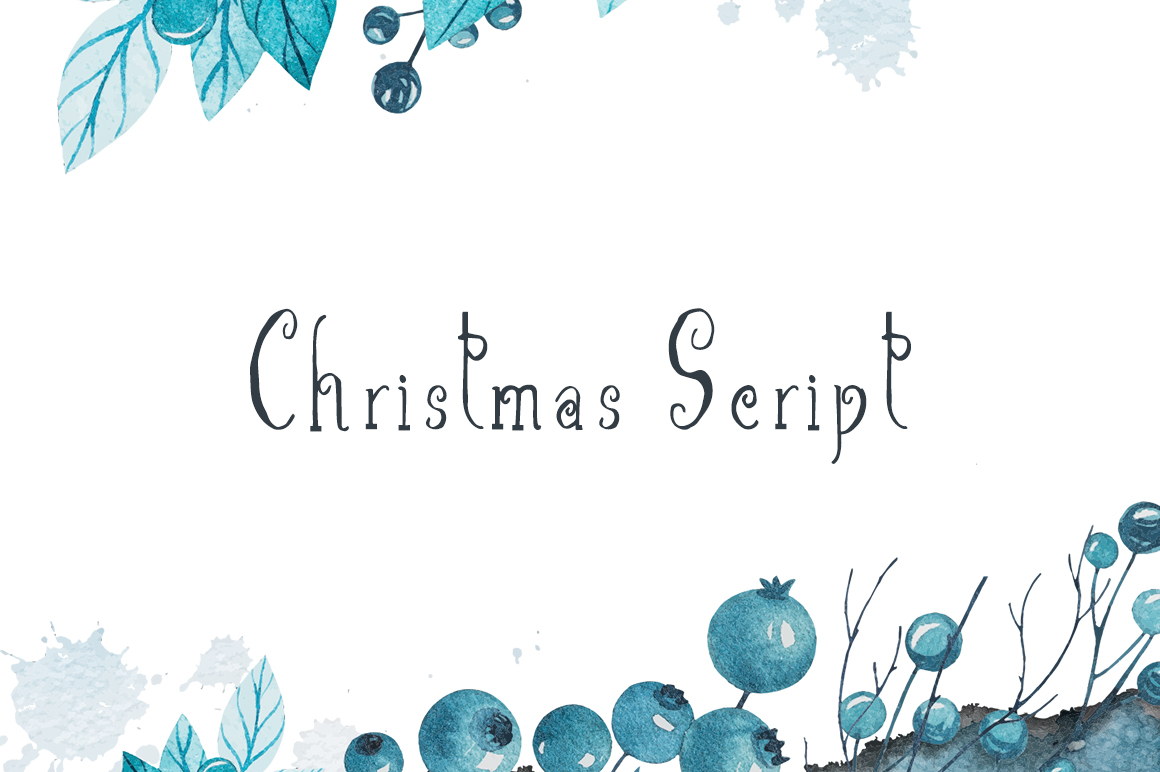 Christmas Script: A Versatile Font for Seasonal Design