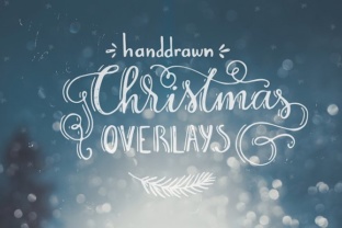 Handdrawn Christmas Photo Overlays: Illustrations for Real Publishing