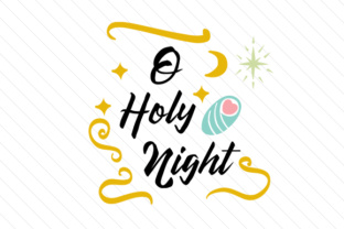 O Holy Night Embroidery Design