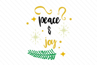 Peace Joy: A Thoughtful Holiday Embroidery Design