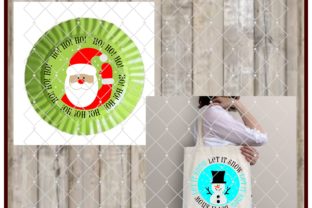 Snow Man, Reindeer & Santa Emblem Set — Crafts